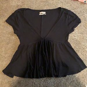 Urban outfitters deep-v baby-doll top